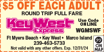 Discount Coupon for Key West Express, Marco Island